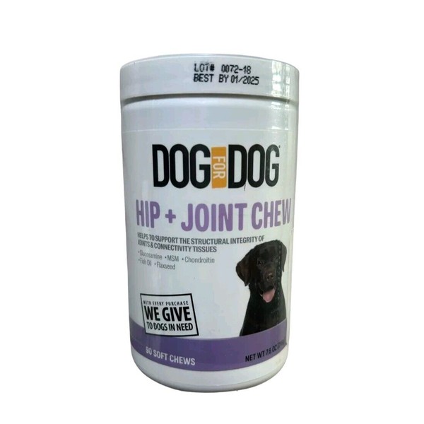 Dogfordog Dog for Dog Hip + Joint Chew w/ Glucosamine