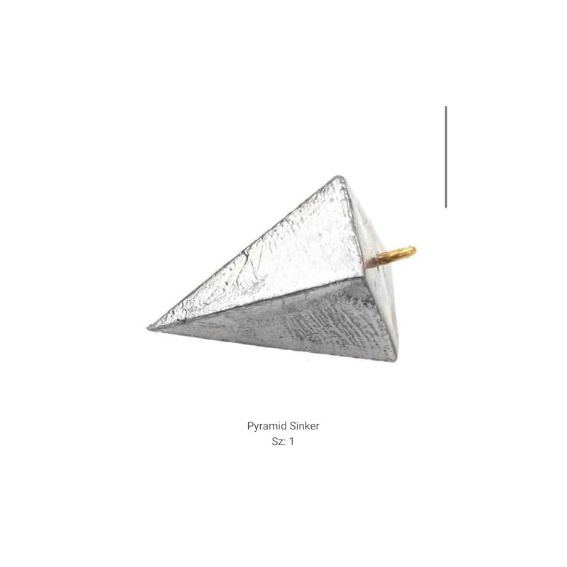 Circle B Tackle Pyramid Sinker Jig Size 1 Oz, 4