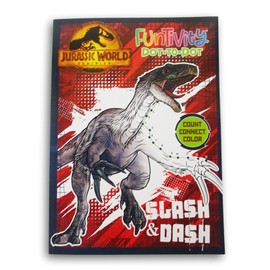 Jurassic Dinosaurs World Coloring and Activity Book - Dot to Dot - Cover Varies - 64 Pages