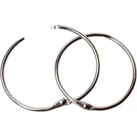 Binder Rings Metal Book Binder Ring Flash Card Rings 30mm Loose Leaf Binder Rings Flashcard Rings Binding Rings for Keychains Book Office School Home Index Cards Notebook