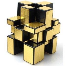 TANCH Mirror Speed Magic Cube 3x3 Puzzle Toy for Children & Adults Gold…