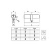 Amig - Security Cylinder | Door Lock | Double Clutch