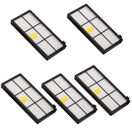 BBT Roomba Dust Cut Filter for iRobot Roomba 800 900 Series, Compatible with 870, 871, 875, 880, 885, 900, 980, 5-Pack