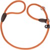 HUNTER Freestyle Retriever Dog Lead Orange Integrated Collar Fully Adjustable