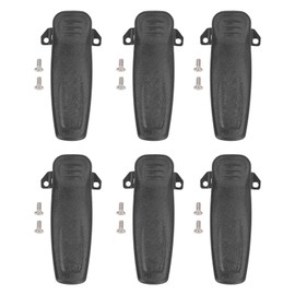 6PCS Intercom Belt Clips Portable Dual Way Talk Radio Clip Replacement for HYT TC‑610 TC‑500S TC‑508 TC‑700 TC‑780
