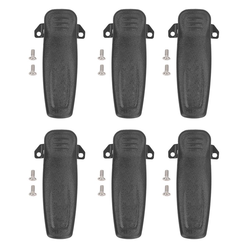 6PCS Intercom Belt Clips Portable Dual Way Talk Radio Clip