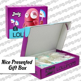 Shark Lollipops Individually Wrapped - 12 Shark Candy Suckers for Shark Party Favors, Under The Sea Party Favors, Shark Birthday, Ocean Party Favors, Fish Party Favors