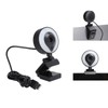 Webcam Full HD Computer Live Recording Touch Dimming Camera with