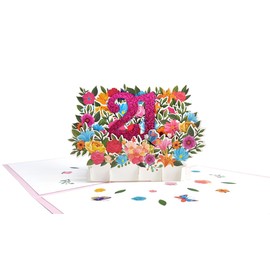 scicent Sister Birthday Card Happy 21st Birthday Pop Up Card 21st Birthday Card with Note and Envelope 21st Birthday Gifts for Son, Brother, Nephew, Men 21 Years Old 3D Birthday Greeting Card - 20334