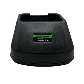 NEXTBATTERIES | Compatible Desktop Charger for PMNN4005 Two Way Radio - Universal Single Unit Drop-in Rapid Charger with Charging Pod, AC to DC Power Supply