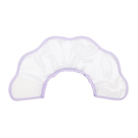 Alien Pet エリザベスカラー 猫 犬用 ソフト透明 軽量 ストレス軽減 介護用品 手術後ケア 透明タイプ（パープル Ｓ）