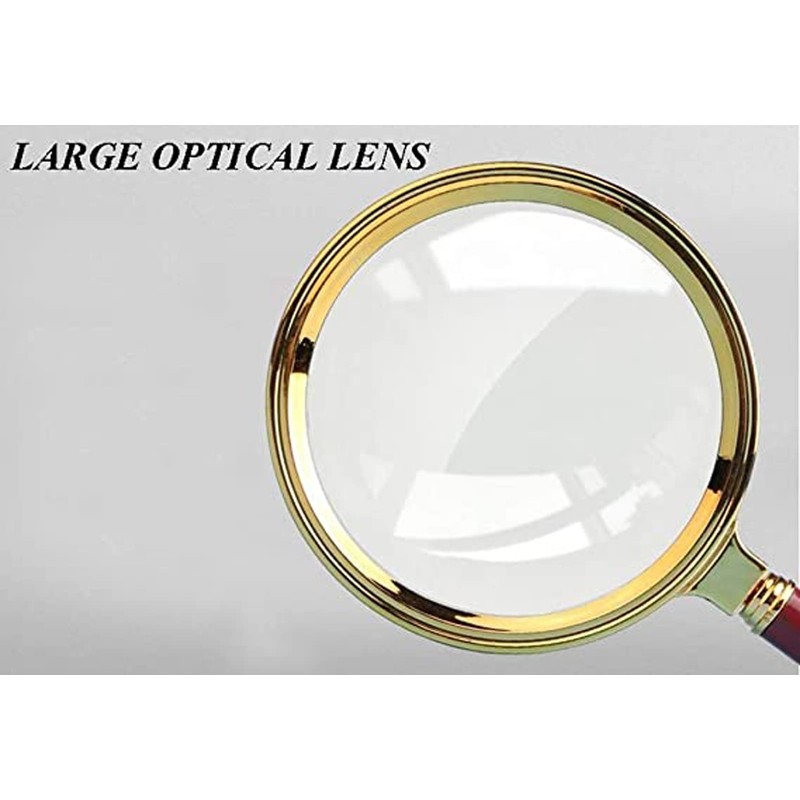 Handheld High-Definition Old Magnifying Glass 10X100mm Handheld Children's Magnifying Glass