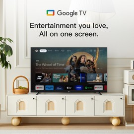 FPD 32-inch Smart TV Google TV HD 720p with Google Play and Google Cast Built-in, HDR 10, Dolby Audio, Voice Remote, Stream Live TV(Palette-Series, CG32-P3, 2024 Model)