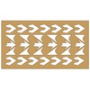 Polynesian Heart Border Stencil