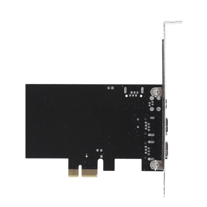 PCIE 1X to 3 Port 1394A Firewire Riser Card Dual