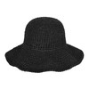 Womens Floppy Straw Sun Hat Foldable Packable Wide Brim Summer