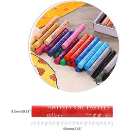 Oil Pastel Set,Professional Painting Oil Pastel Soft Drawing Graffiti Art Crayons Pastel Sticks Set Washable Round Oil Pastels for Artist,Student,Beginner 50 Colours