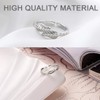 GXGM 12 Pcs Women Open Toe Rings Adjustable Band Rings