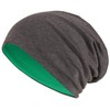 Hatstar Long Slouchy Beanie, 2-in-1 Reversible Jersey Hat in 45