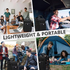 Tactical Backpack Cooler, Lunch Backpack for Men and Adults to Work with Handle, Soft Cooler Bag - Insulated, Waterproof and Leak-Proof