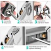 8 Pieces Shower Door Wheels Curved Shower Door Rollers Replacement