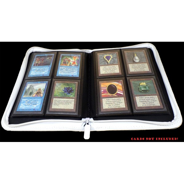 docsmagic.de Pro-Player Zip Album 4/9/12-Pocket Playset Card Binder, MTG, PKM,