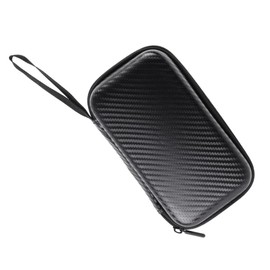 Operitacx Portable Eva Storage Case for Thermometers Shockproof Protective Bag with Zipper Closure Durable and Wear Resistant Design for Travel and Home Use Black