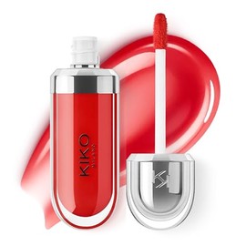 KIKO MILANO - Brillo de labios 3d Hydra 13 suavizante para un aspecto 3D | Color rojo fuego | No comedogénico | Maquillaje profesional