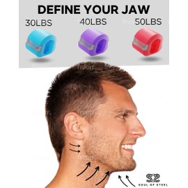 Jaw Exerciser - The Jaw Sculptor is a Premium Jaw Trainer and Jawline Exerciser Chew for Effective Strength Training