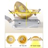 POPANU 4 inch LED Recessed Light - 9W Gold Gimbal
