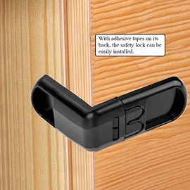 5 Unids Cerraduras de Gabinete de Seguridad Para Bebé Gabinete Cajón Cerraduras de Puerta Niños Proteger Cerradura de Seguridad Para Gabinete de Puerta de Cajón(negro)