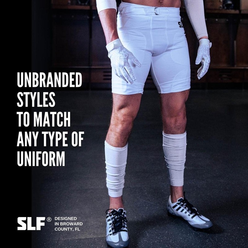 SLEEFS Basic - Mangas para Pierna de fútbol, Color Blanco,