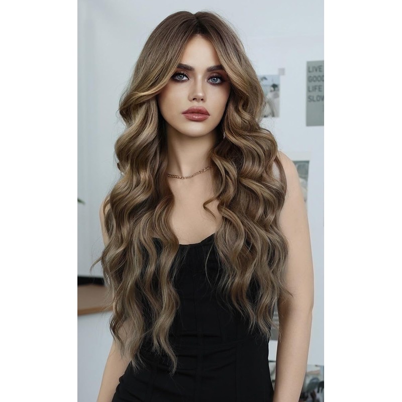 GAIBMAX - Pelucas para mujer cabello aspecto natural, peluca de