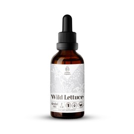 Wild Lettuce Alcohol-Free Natural Tincture Extract, Immune System Booster, Liquid Drops Made from 100% (2 fl oz)
