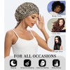 Cocheng - Gorro de seda 100% de morera para dormir