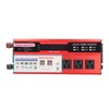 2000W Car Inverter Aluminum Alloy 4 USB Ports 3 Outlets