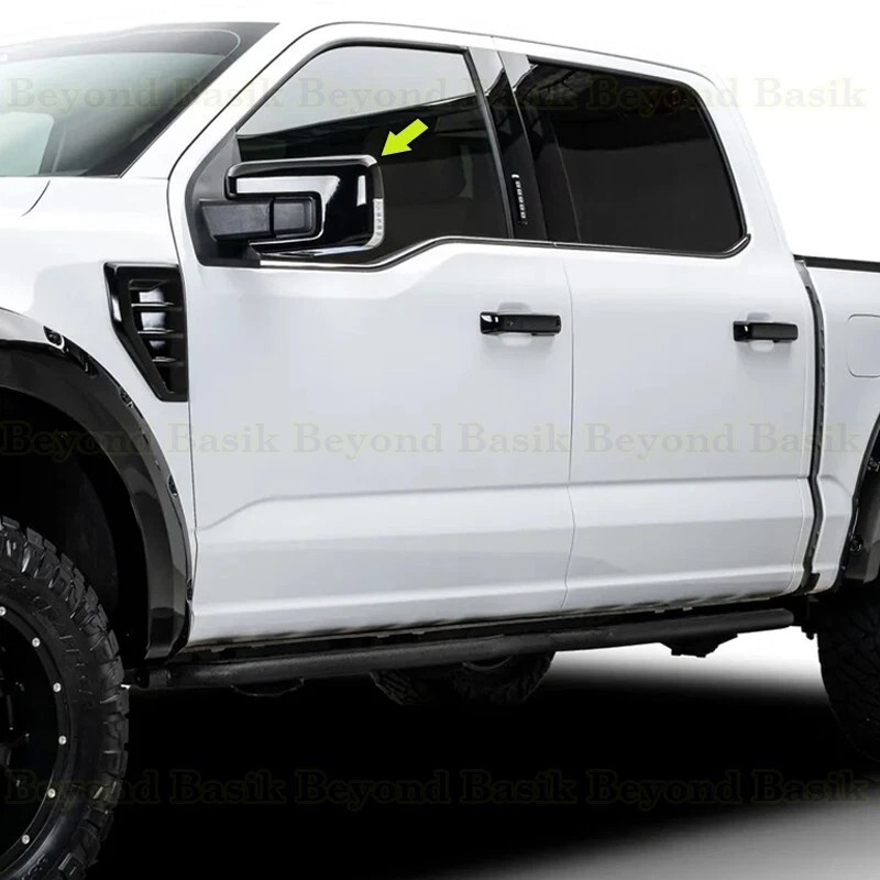 Torox 2021-2024 2025 Ford F150 Mirror COVERS Overlays W/Turn Signal