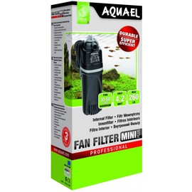 AQUAEL Internal Fan Filter Mini, Black