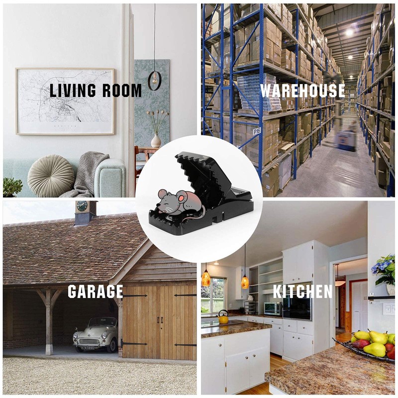 20 Pack Mouse Traps Indoor for Home,Mice Traps for House,Reusable