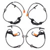 MOTOKU Front Rear ABS Wheel Speed Sensor Set for Honda