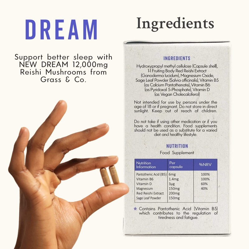 Grass & Co - Organic Reishi Mushrooms with Magnesium &