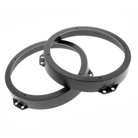 Audioproject A325 - Car Radio Speaker Rings Compatible with Vauxhall Astra F + G Calibra Omega B Vectra B Zafira - Honda Jazz 165 mm Speaker Brackets Front Door