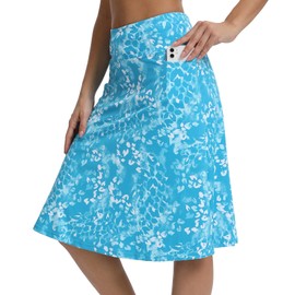 Womens Skorts with Pockets, Tennis Skirts for Women, Athletic Skorts Skirts for Golf Running Pickleball Turquoise L