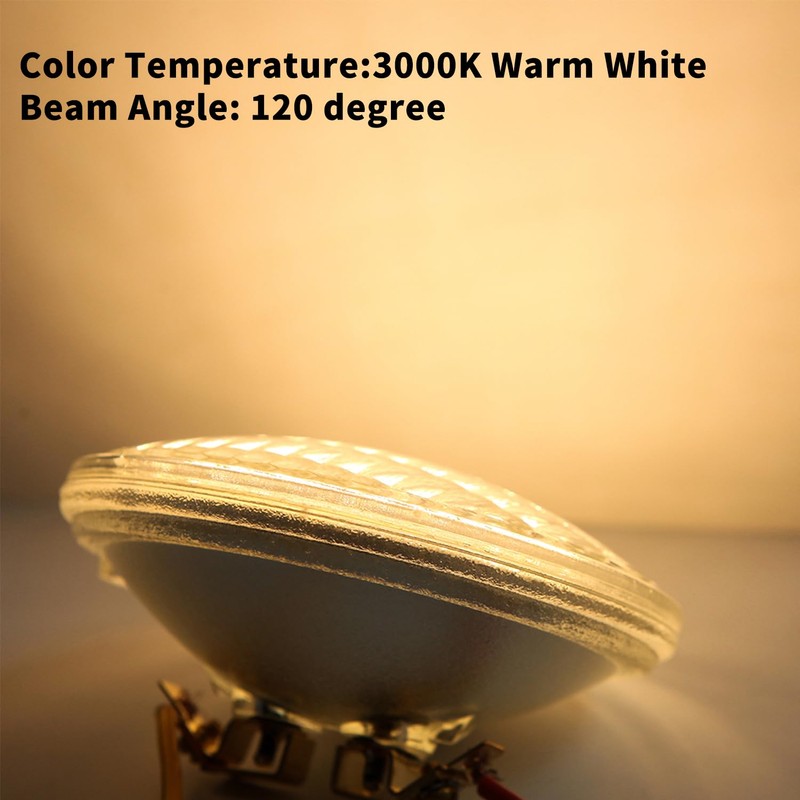 PAR36 LED Bulb 9W 3000K Warm White, AC/DC12V, 900Lumens PAR