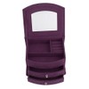 3 Layers Portable Jewelry Earrings Rings Bracelet Necklace Box Organizer