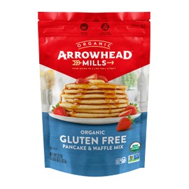 Arrowhead Mills Organic Pancake & Waffle Mix, 22oz, Gluten Free - Case of 6