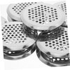 TEHAUX 20pcs Stainless Steel Round Vent Mesh for Cabinets Shoe