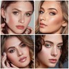 LOPHE Eyebrow Pen with 4 Fork Tip, Long-lasting Waterproof Eyebrow