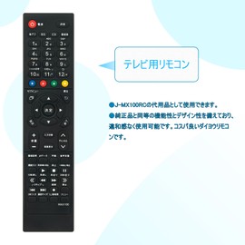 ALLIMITY Remote Control Fit for J-MX100RC TV Remote Control Compatible with J-MX100RC J19SK01 J19SK02 J24SK01 J24SK02 J32SK01 J32SK02 J50SK01 J50SK01 J43SK03 J40SK01 J430SK01 1, etc
