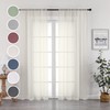 OWENIE - Cortinas transparentes de 96 pulgadas de largo, elegantes